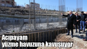 Acıpayam yüzme havuzuna kavuşuyor