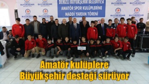 Amatör kulüplere Büyükşehir desteği sürüyor