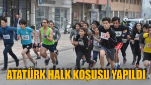 ATATÜRK HALK KOŞUSU YAPILDI