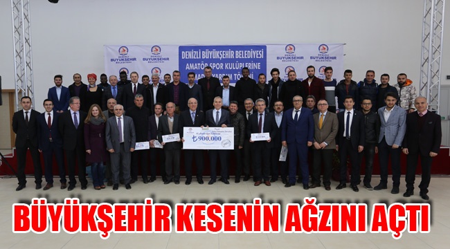 Büyükşehir kesenin ağzını açtı