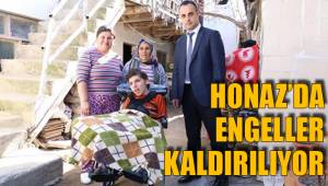 Honaz’da engeller kaldırılıyor