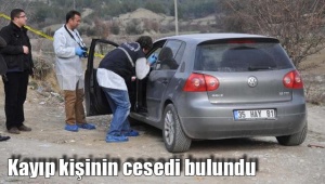 Kayıp kişinin cesedi bulundu
