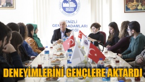 KEÇECİ, DENEYİMLERİNİ GENÇLERE AKTARDI