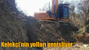 Kelekçi’nin yolları genişliyor