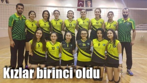 Kızlar birinci oldu