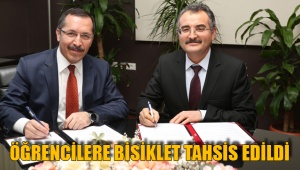 ÖĞRENCİLERE BİSİKLET TAHSİS EDİLDİ