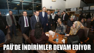 PAÜ’DE İNDİRİMLER DEVAM EDİYOR