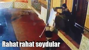 Hırsızlar güvenlik kamerasına yakalandı