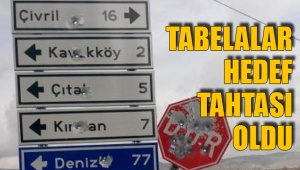 TABELALAR HEDEF TAHTASI OLDU
