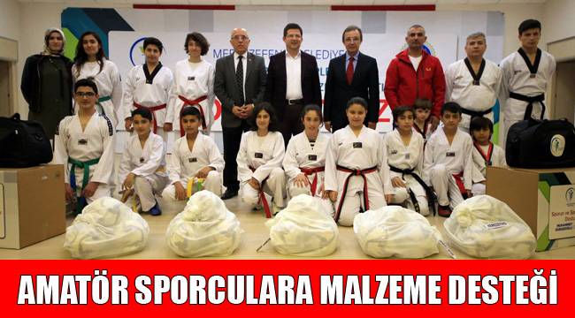 AMATÖR SPORCULARA MALZEME DESTEĞİ
