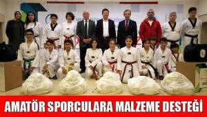 AMATÖR SPORCULARA MALZEME DESTEĞİ