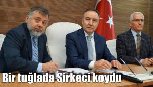 Bir tuğlada Sirkeci koydu
