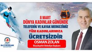 Bugün tüm kadınlara ücretsiz