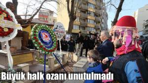 Büyük halk ozanı unutulmadı