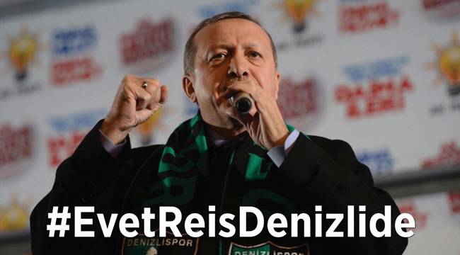 DENİZLİ’DE ERDOĞAN RÜZGARI ESTİ