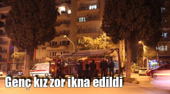 Genç kız zor ikna edildi