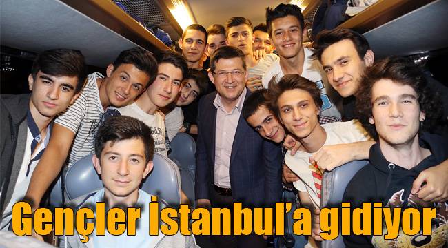 Gençler İstanbul’a gidiyor