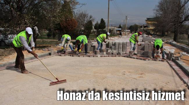 Honaz’da kesintisiz hizmet