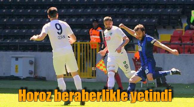 Horoz beraberlikle yetindi