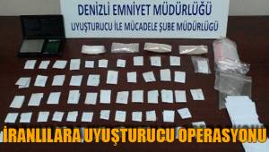 İRANLILARA UYUŞTURUCU OPERASYONU