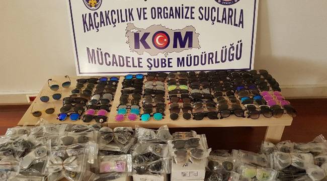 Kaçak mallara el konuldu