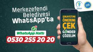 MERKEZEFENDİ BELEDİYESİ BİR MESAJ KADAR YAKINDA