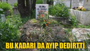 Mezar mermerlerini çaldılar