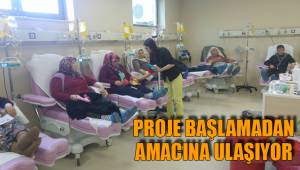 PROJE BAŞLAMADAN AMACINA ULAŞIYOR
