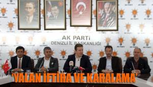 ‘Yalan iftira ve karalama’