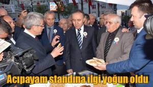 Acıpayam standına ilgi yoğun oldu