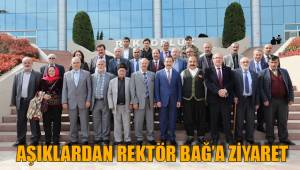 AŞIKLARDAN REKTÖR BAĞ’A ZİYARET