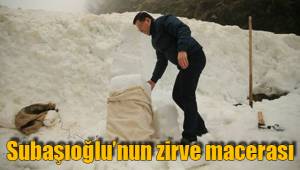 Başkan zirveye tırmandı