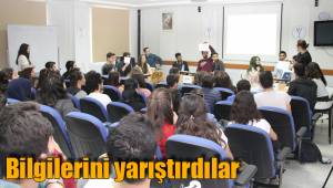 Bilgilerini yarıştırdılar