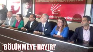 ‘BÖLÜNMEYE HAYIR’