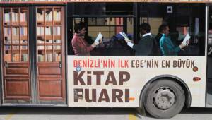 Denizli kütüphane otobüsü çok sevdi