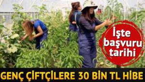 Genç çiftçilere 30 Bin TL hibe verilecek