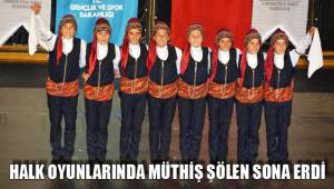 HALK OYUNLARINDA MÜTHİŞ ŞÖLEN SONA ERDİ