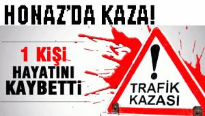 Honaz’da kaza: 1 ölü