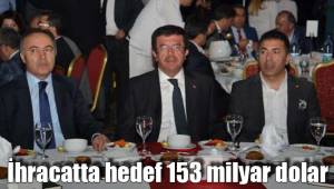 İhracatta hedef 153 milyar dolar