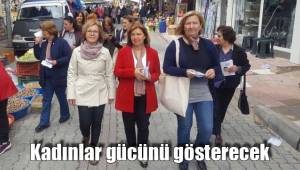 Kadınlar gücünü gösterecek