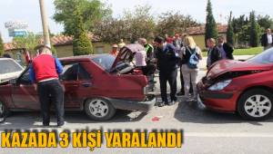 KAZADA 3 KİŞİ YARALANDI