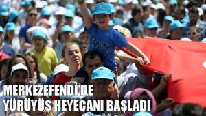 MERKEZEFENDİ’DE YÜRÜYÜŞ HEYECANI BAŞLADI