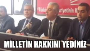 MİLLETİN HAKKINI YEDİNİZ