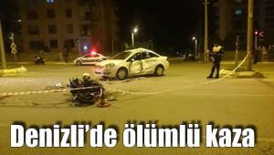 Motosiklet sürücüsü hayatını kaybetti