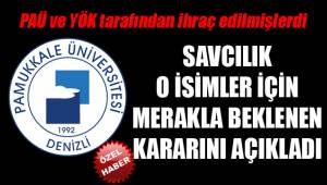 SAVCILIK KARARINI AÇIKLADI