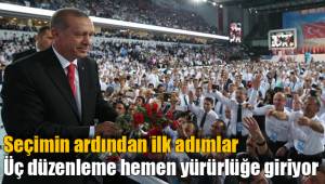 Seçimin ardından ilk adımlar