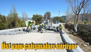 Üst yapı çalışmaları sürüyor