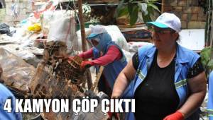 4 KAMYON ÇÖP ÇIKTI