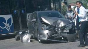 5 araç birbirine girdi