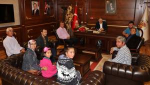 BAŞKANA TEŞEKKÜR ZİYARETİ